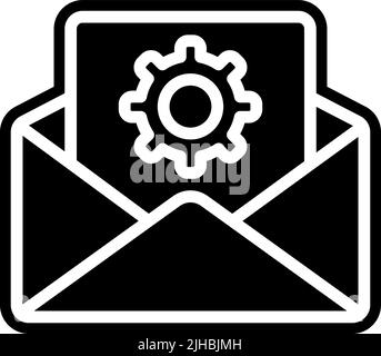 Email setting . Stock Vector
