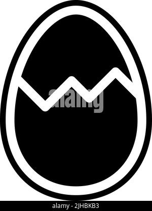 Food and beverage boiled egg . Stock Vector
