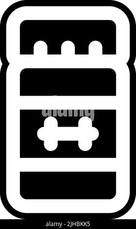 Fitness suplement . Stock Vector