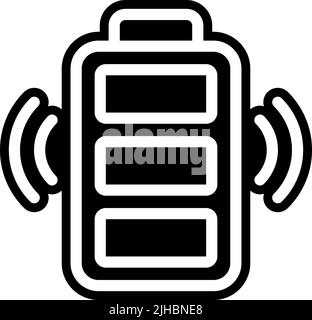 Internet of things battery . Stock Vector