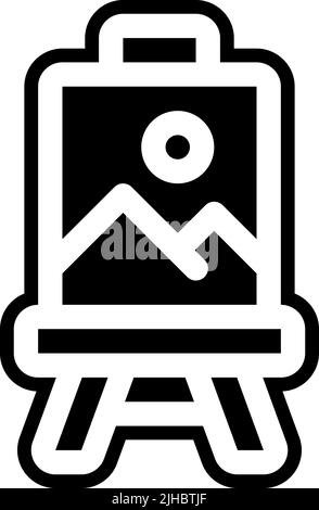 Quarantine canvas . Stock Vector