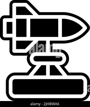 Space catapult . Stock Vector