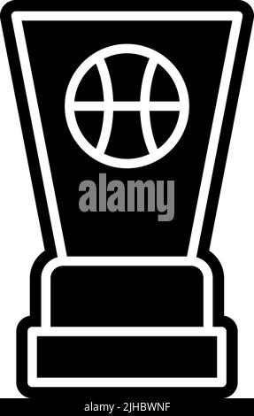 Sports basketball award . Stock Vector