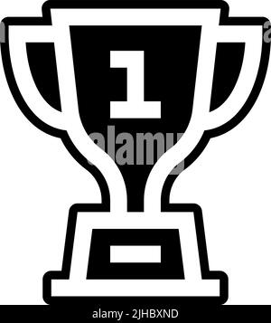 Training and coaching trophy . Stock Vector