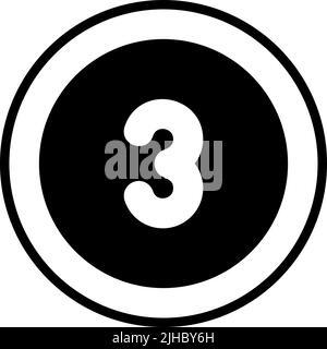 Ui control three . Stock Vector