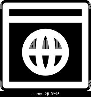 User interface browser . Stock Vector