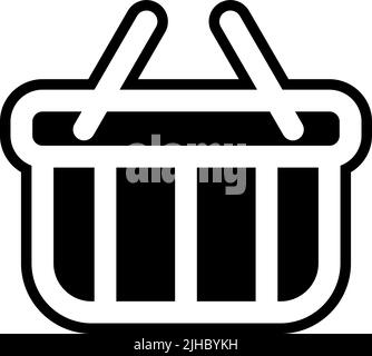 User interface shopping basket . Stock Vector