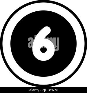 Ui control six . Stock Vector