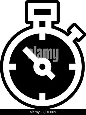 Volleyball chronometer . Stock Vector
