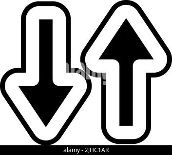 Arrow set transfer . Stock Vector