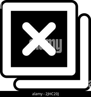 Basic interface close . Stock Vector