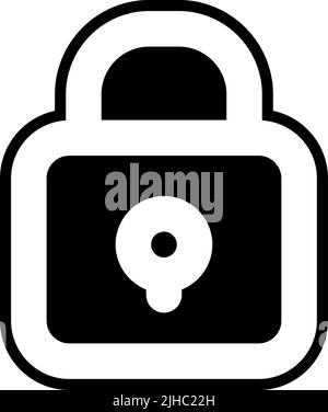 Basic interface lock . Stock Vector