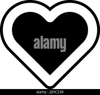 Basic interface love . Stock Vector