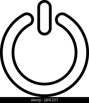 Basic interface power . Stock Vector