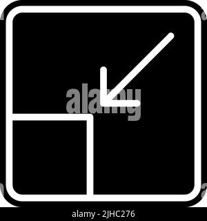 Basic ui shrink . Stock Vector