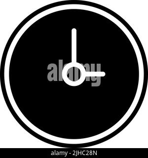 Basic ui clock . Stock Vector