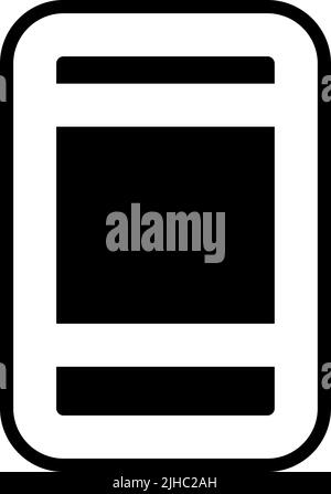 Basic interface mobile phone . Stock Vector