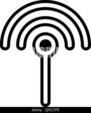 Basic ui wifi . Stock Vector