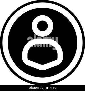 Basic user interface user profile . Stock Vector