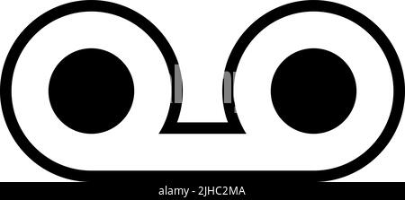 Basic interface voice mail . Stock Vector