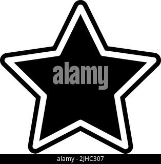 Basic ui star . Stock Vector