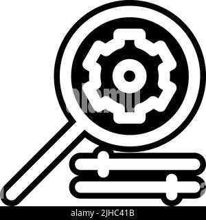 Content creator settings . Stock Vector