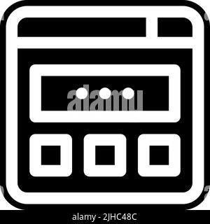 Content creator web content . Stock Vector