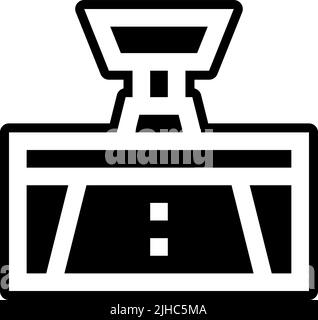 Driving school rearview . Stock Vector