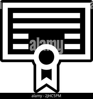 Driving school certificate . Stock Vector