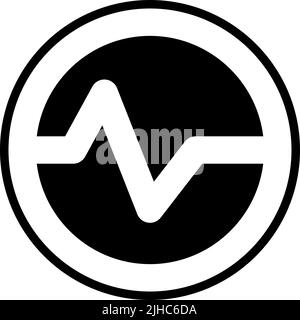 Essentials ui cardiogram . Stock Vector