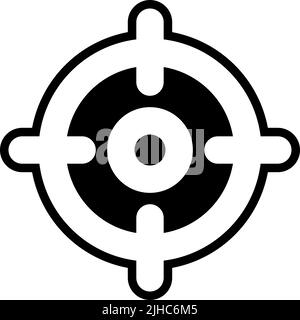 Essentials ui target . Stock Vector