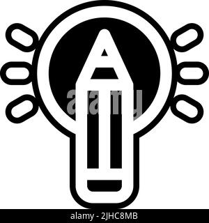 Innovation pencil . Stock Vector