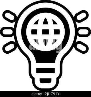 Innovation global . Stock Vector