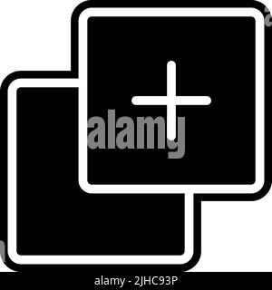 Interface add . Stock Vector