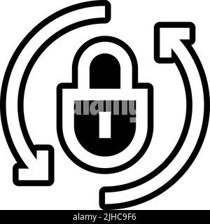 Keys and locks refresh . Stock Vector