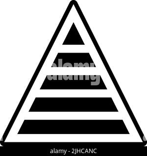 Motivation pyramid . Stock Vector