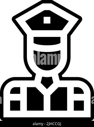 Motorway policeman . Stock Vector