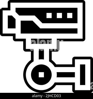 Motorway cctv . Stock Vector
