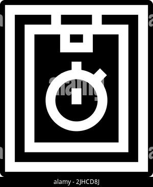 Notes and tasks clipboard . Stock Vector