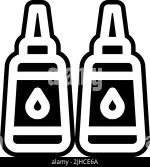 Printing ink . Stock Vector