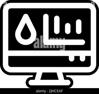 Printing ink level . Stock Vector
