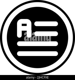 Text editor text box . Stock Vector