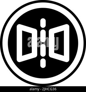 Text editor mirror horizontally . Stock Vector
