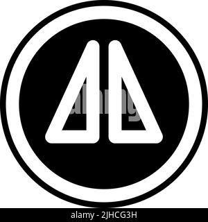 Text editor mirror . Stock Vector