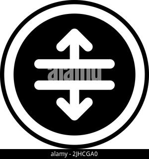 Text editor text width . Stock Vector