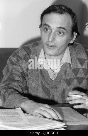 Romanian politician Dinu Patriciu, 1990 Stock Photo