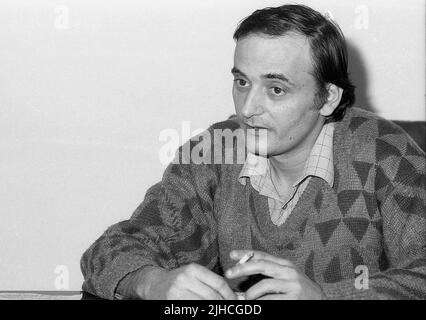 Romanian politician Dinu Patriciu, 1990 Stock Photo