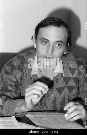 Romanian politician Dinu Patriciu, 1990 Stock Photo