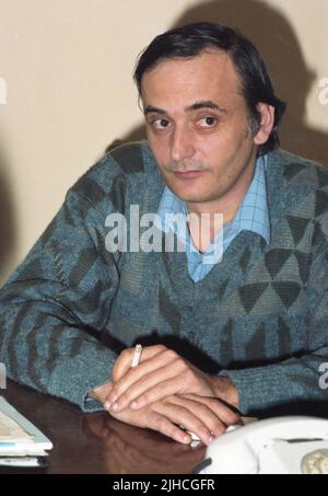 Romanian politician Dinu Patriciu, 1990 Stock Photo