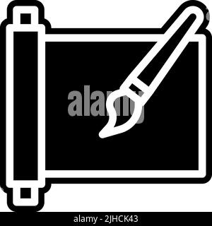 Art and craft calligraphy . Stock Vector
